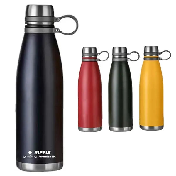 22 oz Vacuum Water Bottle with Hand Strap