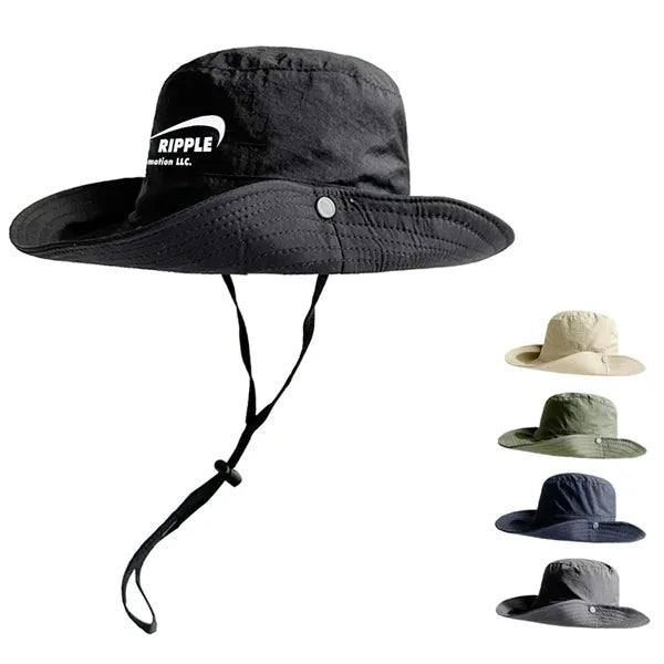Outdoor Protection String Brim Sun Camping Summer Bucket Hat