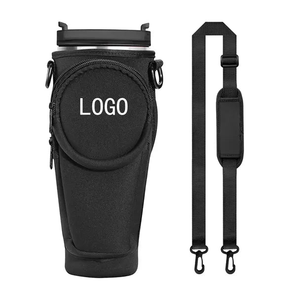 Water Bottle Carrier Bag With Phone Pocket