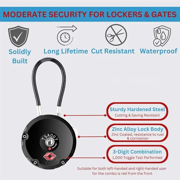 Metal Tsa Approved Lock