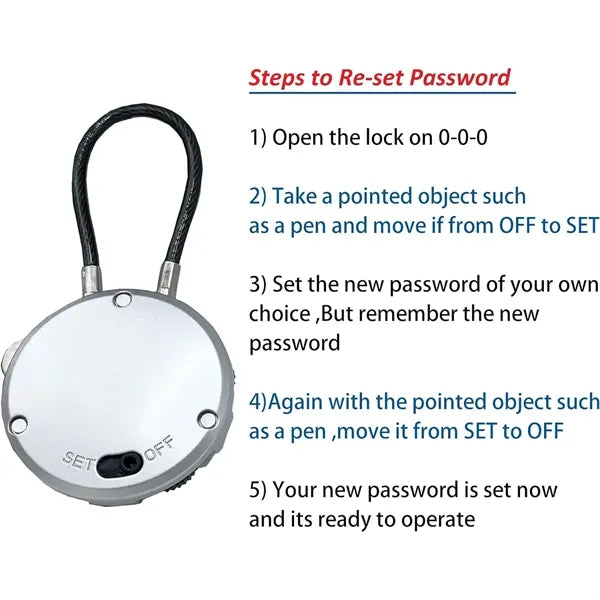 Metal Tsa Approved Lock