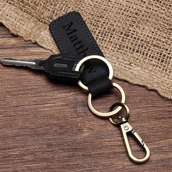 Leather Keychain