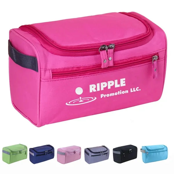 Portable Waterproof Zipper Cosmetic Bag Toiletry Kits