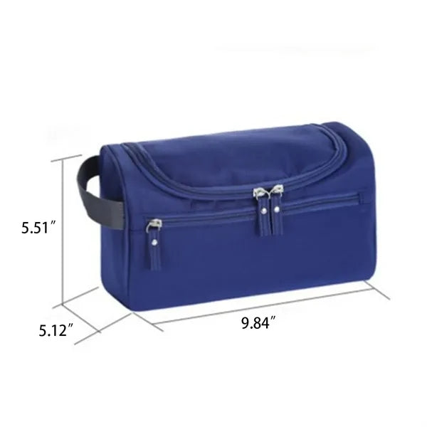Portable Waterproof Zipper Cosmetic Bag Toiletry Kits