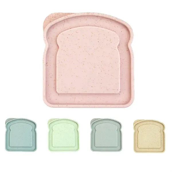 14 Oz Wheat Straw Sandwich Keeper Bento Box Bread Container