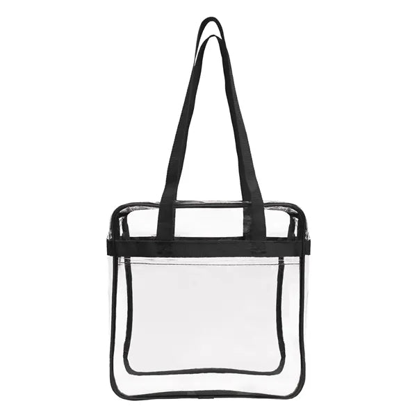 Nfl Approved Heavy Duty Clear Stadium Security Zipper Tote