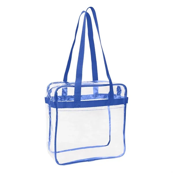 Nfl Approved Heavy Duty Clear Stadium Security Zipper Tote