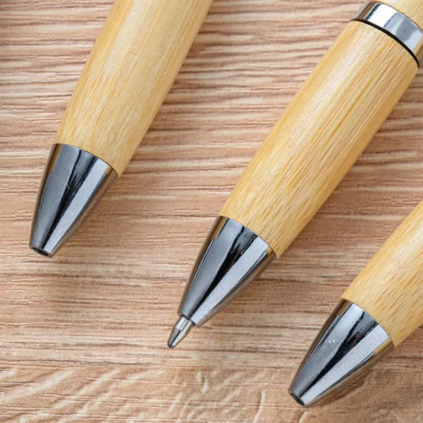 Gourd Shape Retractable Bamboo Pen
