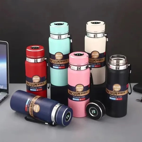 Intelligent Temperature Display insulated Water Bottle 20OZ