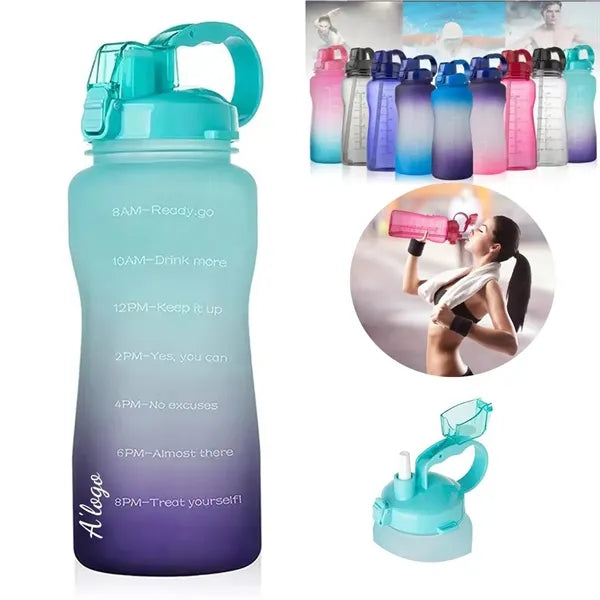 64oz Water Bottle with Time Marker