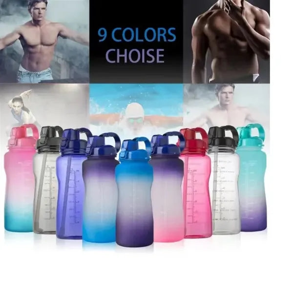 64oz Water Bottle with Time Marker