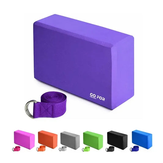 Yoga Block and Strap Set