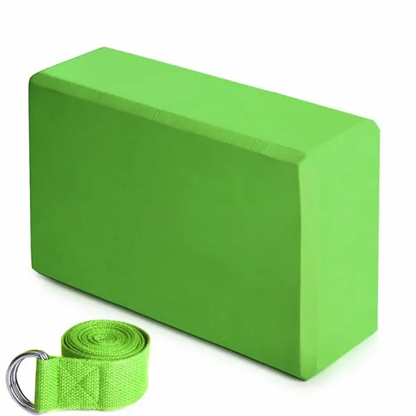 Yoga Block and Strap Set