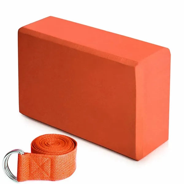 Yoga Block and Strap Set