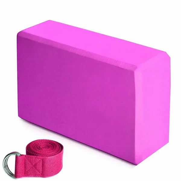 Yoga Block and Strap Set