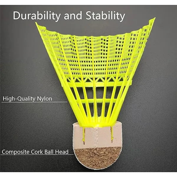 3-Pack Nylon Shuttlecocks
