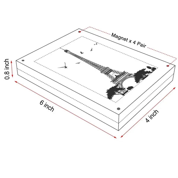 Desktop Frameless Magnetic Photo Frame