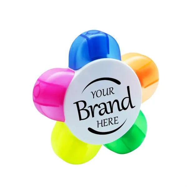 5-Color Petals Highlighters