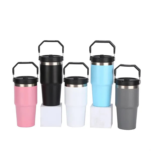 30oz handheld stainless steel stretch inner water bottle