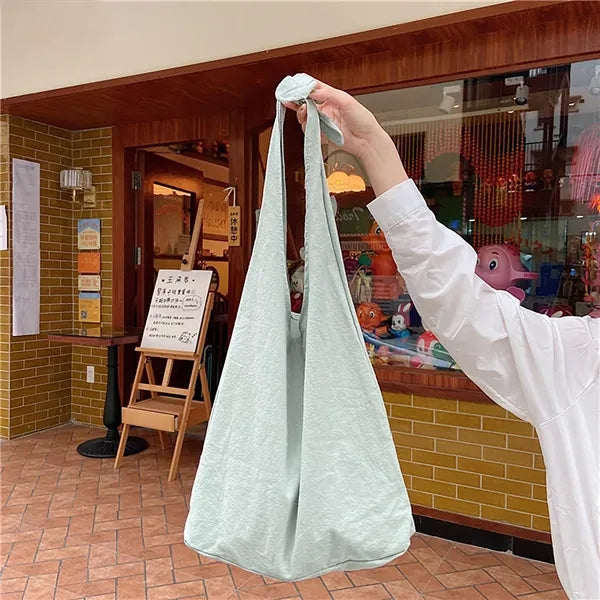 Bowknot Shoulder Cotton Bag