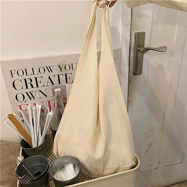 Bowknot Shoulder Cotton Bag