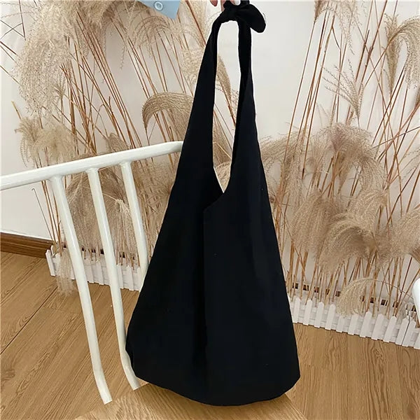 Bowknot Shoulder Cotton Bag
