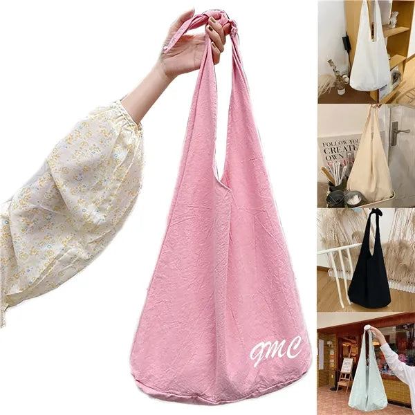 Bowknot Shoulder Cotton Bag