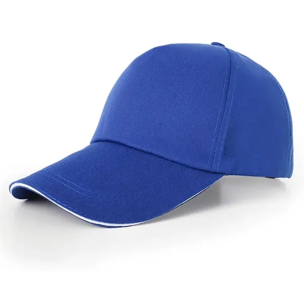 5 Panel Polyster Volunteer Baseball Cap With Sandwich Wide B