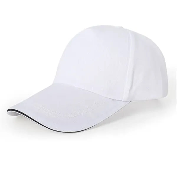 5 Panel Polyster Volunteer Baseball Cap With Sandwich Wide B