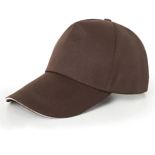 5 Panel Polyster Volunteer Baseball Cap With Sandwich Wide B