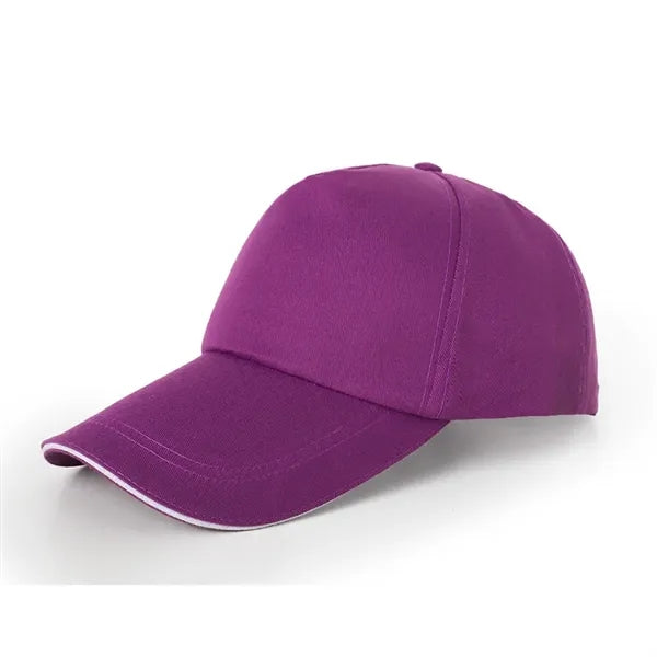 5 Panel Polyster Volunteer Baseball Cap With Sandwich Wide B