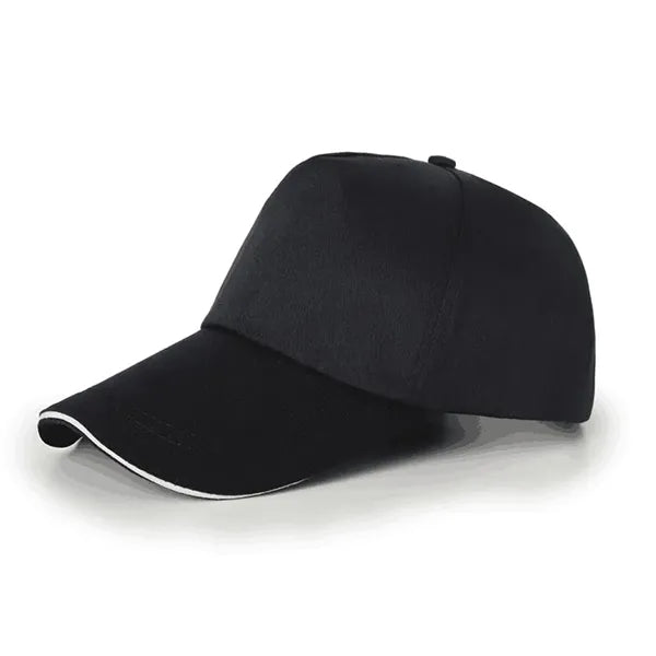 5 Panel Polyster Volunteer Baseball Cap With Sandwich Wide B