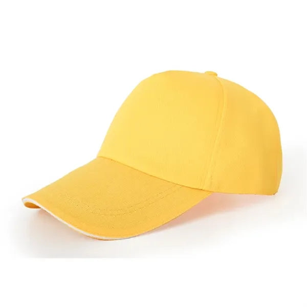 5 Panel Polyster Volunteer Baseball Cap With Sandwich Wide B