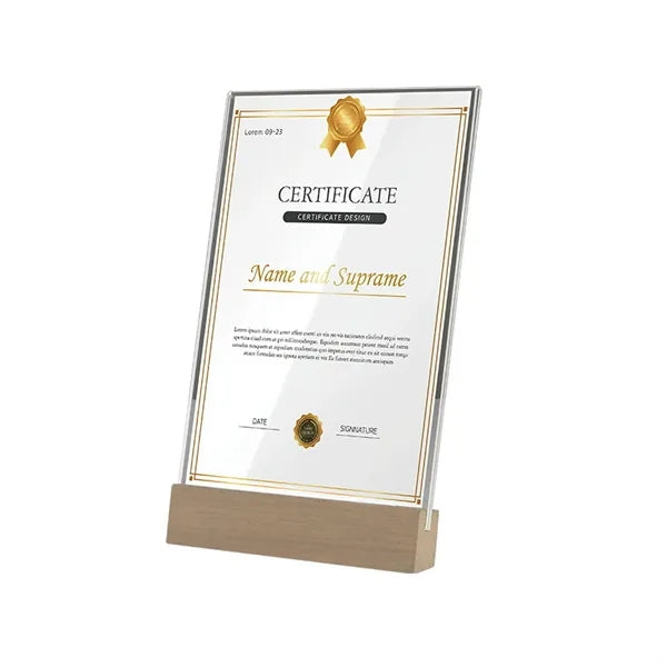 A 5 Arylic Table Sign