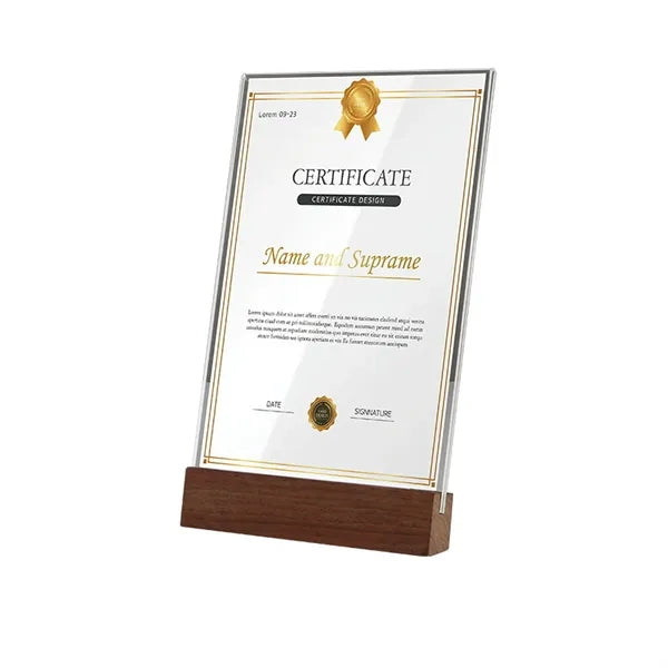 A 5 Arylic Table Sign