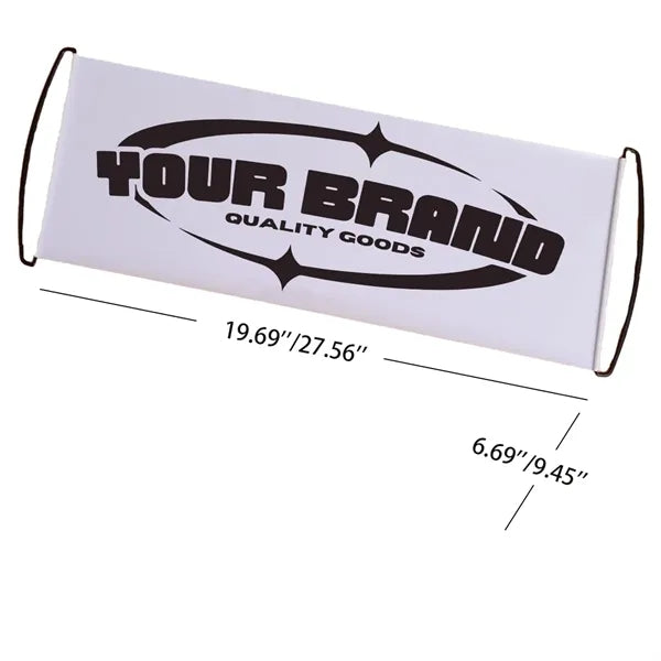 Customed Hand Holding Large and Signs Blank Banners