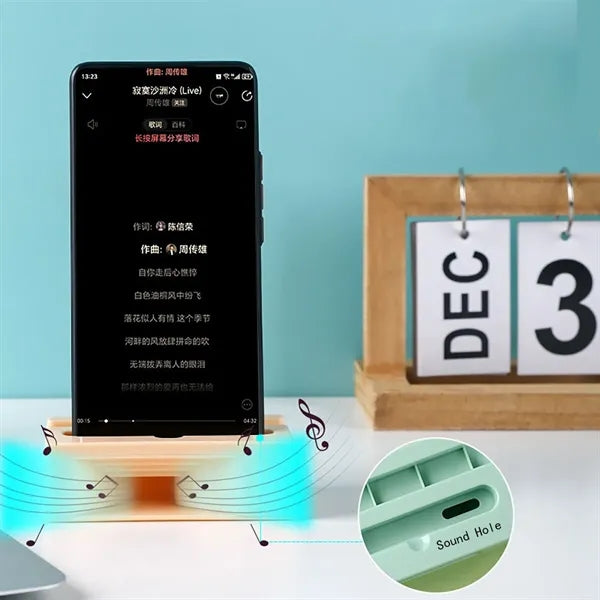 Smartphone Holder Phone Amplifier Speaker