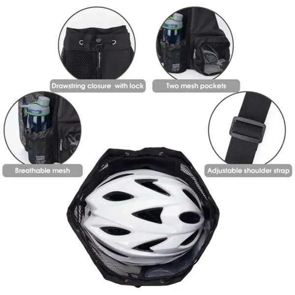 Mesh Swim Backpack Wet Dry Separation Drawstring Sports Bag