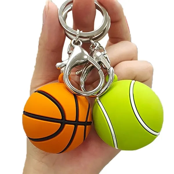 PVC Ball Key Chain