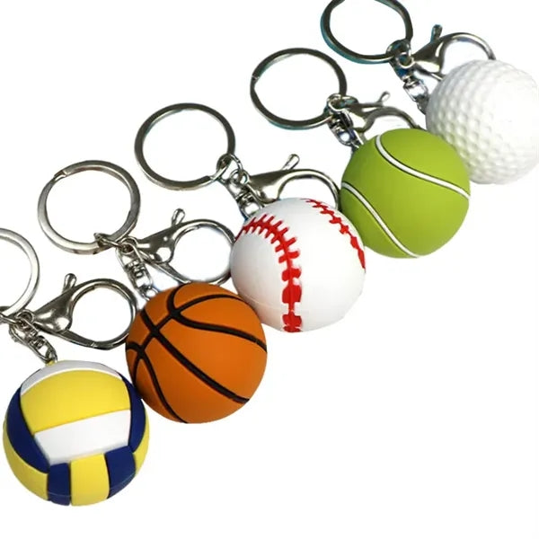 PVC Ball Key Chain