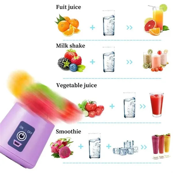 380ML Personal Size Eletric USB Juicer Cup