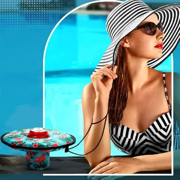 Neoprene Floating Coaster Pool Drink Holder for Water Fun