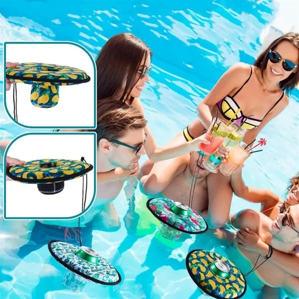 Neoprene Floating Coaster Pool Drink Holder for Water Fun