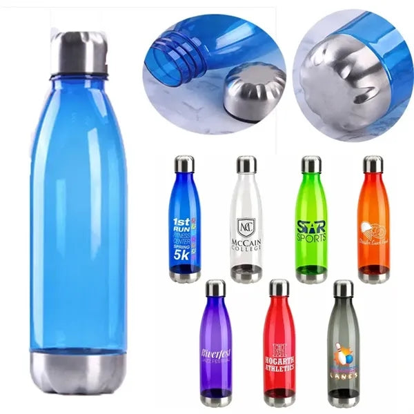 25 oz Plastic Cola Shaped Sports Bottle