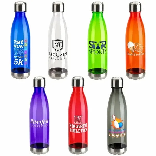 25 oz Plastic Cola Shaped Sports Bottle