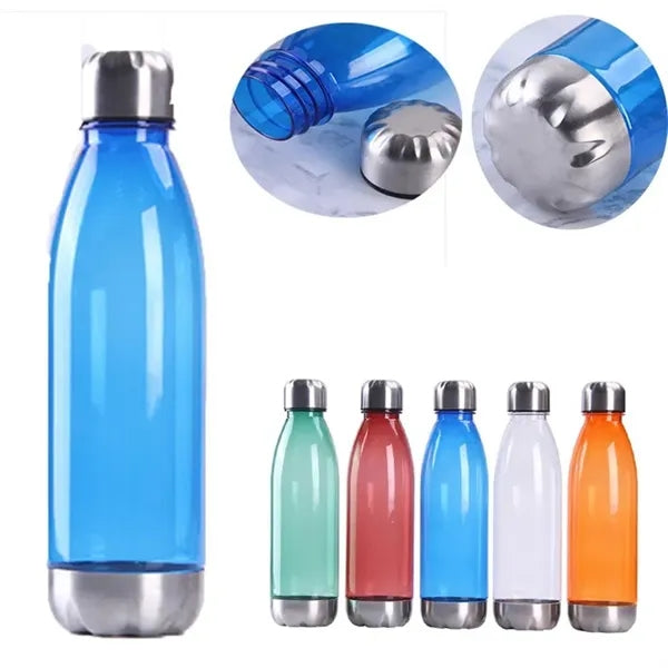 25 oz Plastic Cola Shaped Sports Bottle