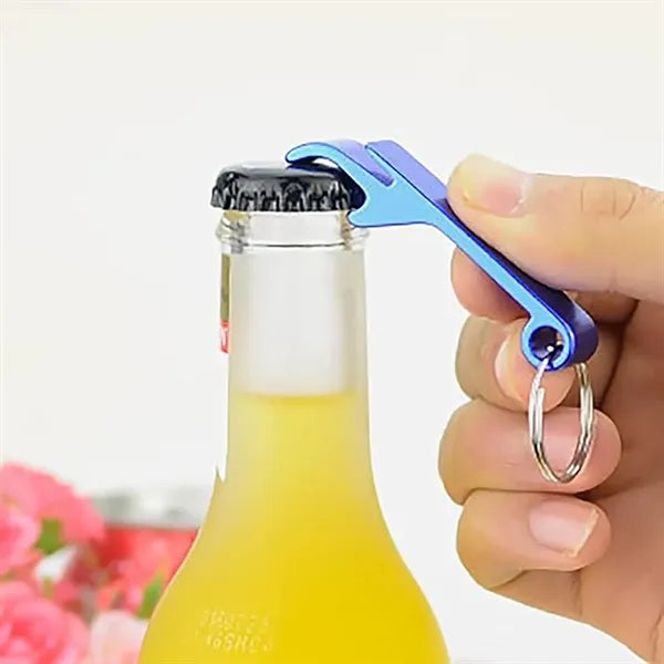 Thickened Aluminum Alloy Keychain Beer Can and Bottle Opener