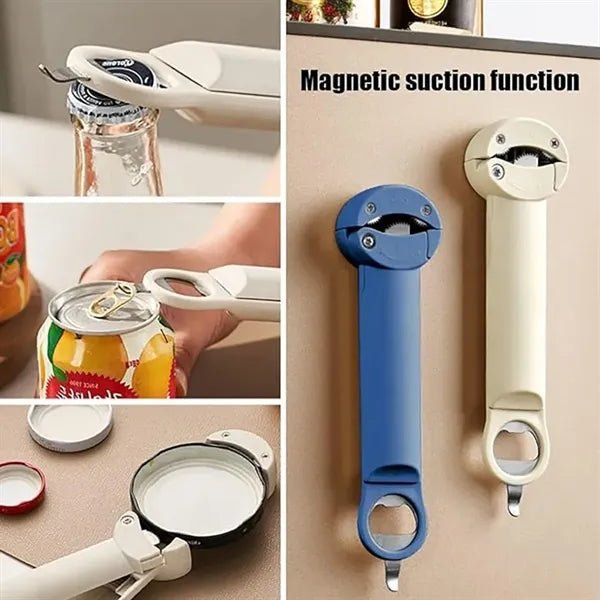 Multifunctional Adjustable Bottle Opener Can Jar Lid Gripper