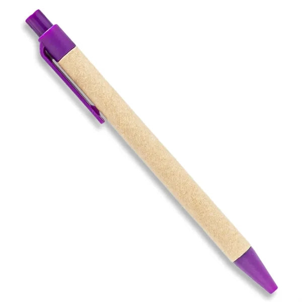 Ballpoint Pen with Recycled Kraft Paper barrel
