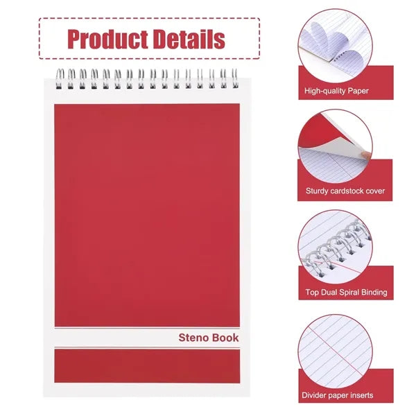 Spiral Notebook Note Pads